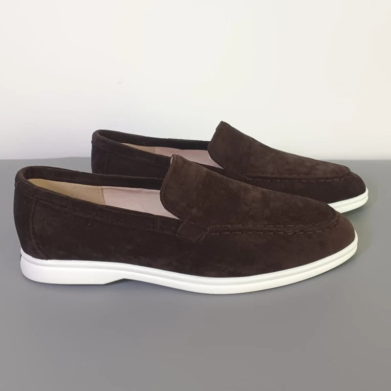 Men’s Premium Suede Loafers, Elegant Casual Shoes, Comfortable Breathable Slip-On Driving Loafers for Everyday Wear