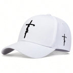 Faith Embroidered Baseball Cap – Adjustable Cotton Hip Hop Snapback Hat for Spring and Summer