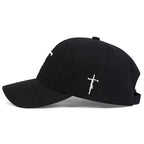 Faith Embroidered Baseball Cap – Adjustable Cotton Hip Hop Snapback Hat for Spring and Summer