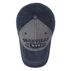 Four Seasons Men’s Baseball Cap – Casual Washed Cotton Embroidered Curved Brim Hat, Sun Protection for Outdoor Activities