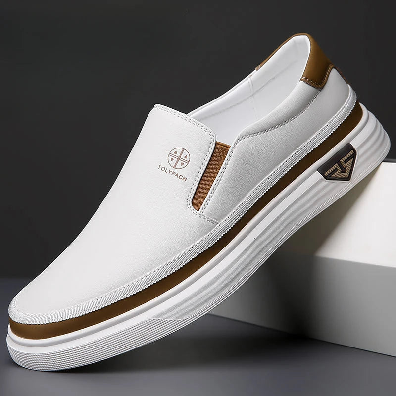 Men’s Handmade Leather Loafers – Luxury Casual and Formal Slip-On Shoes, Office and Outdoor Flats