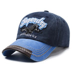Vintage Washed Cotton Cap with Embroidered Detail – Casual Sport Fit