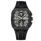 Men’s Multi-Functional Sports Watch – Silicone Strap, Chronograph and Auto Date Display