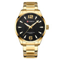 Men’s Business Quartz Watch – Stainless Steel Band with Luminous Hands, Classic Wristwatch