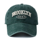 Brooklyn Embroidered Snapback Cap — ZALCEN