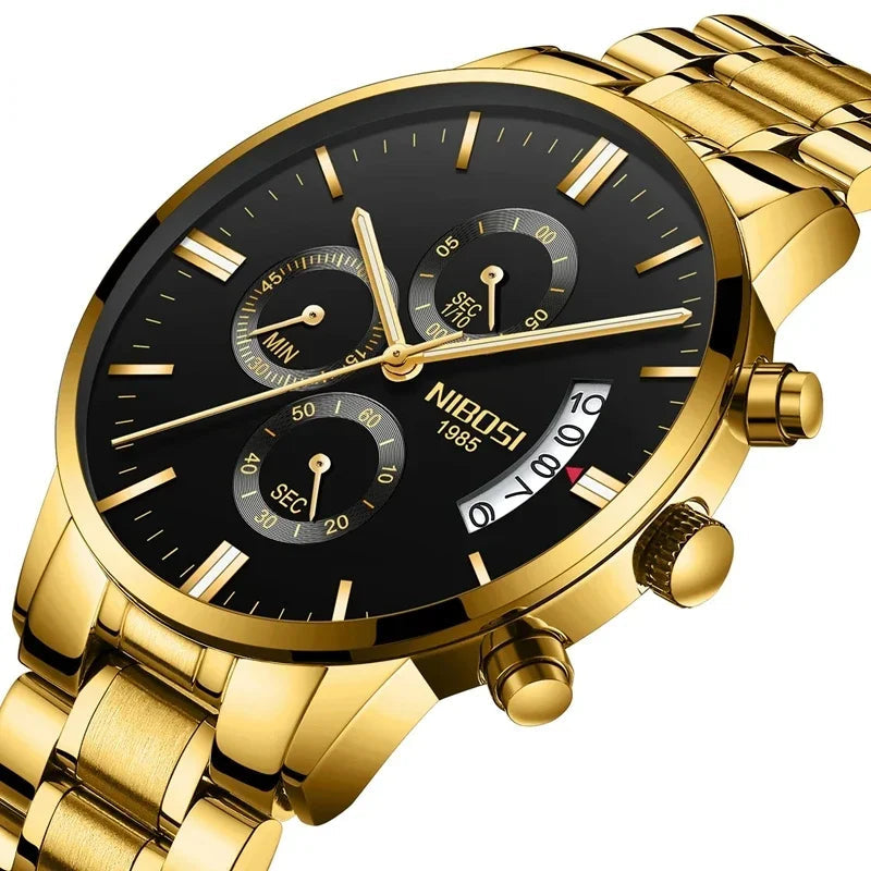 Men’s Luxury Quartz Watch – Fashion, Casual & Military Style Wristwatch