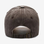 Vintage Washed Cotton Cap with Embroidered Detail – Casual Sport Fit