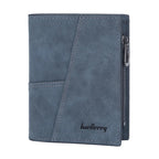 Luxury Men’s PU Leather Wallet – Short Design Card Holder, High Quality Small Men’s Purse