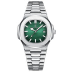 Men’s Luxury Sports Quartz Watch with Square Dial, Luminous Display, Date Function & Waterproof Design