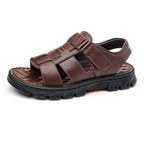 Men’s Summer Outdoor Sandals Slippers Thick Sole Anti-Slip Waterproof Comfortable Shoes