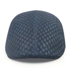 Men’s Mesh Beret – Breathable Solid Color Summer Hat for Hunting, Driving and Golf