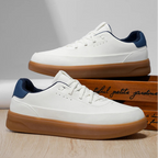 Men’s Genuine Leather Casual Sneakers – Lightweight and Comfortable