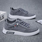 Men’s Casual Canvas Sneakers – Lace-Up Lightweight Summer Shoes