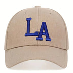 Men’s Snapback Baseball Cap with Letter Embroidery – Adjustable Casual Outdoor Hat for Spring and Autumn with Sun Protection