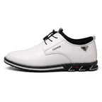 Classic British Style Men’s Casual Shoes – High Quality PU Leather, Comfortable & Fashionable Large Size Footwear