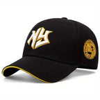 Retro Hip-Hop Embroidered Baseball Cap – Casual Autumn Winter Fashion Accessory