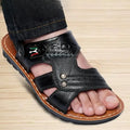 Genuine Leather Sandals – Versatile Casual Summer Style for Outdoor Wear