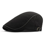 Adjustable Men’s Cotton Beret – Classic Casual Style for Spring & Summer