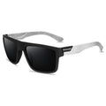 Men’s Black Polarized Sunglasses – Classic Square Design for Outdoor, Driving and Fishing with UV400 Protection