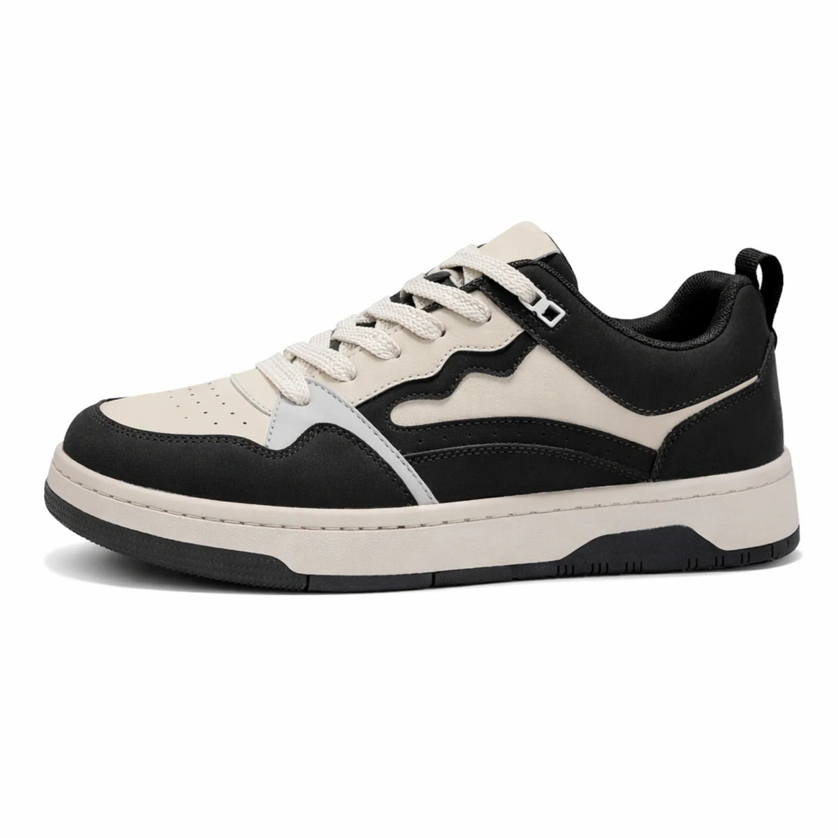 Men’s Casual Board Sneakers – Lightweight, Comfortable, Soft Sole, Lace-Up, Spring/Autumn