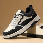 Men’s Casual Board Sneakers – Lightweight, Comfortable, Soft Sole, Lace-Up, Spring/Autumn