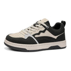 Men’s Casual Board Sneakers – Lightweight, Comfortable, Soft Sole, Lace-Up, Spring/Autumn