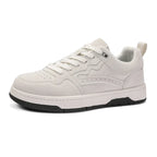 Men’s Casual Board Sneakers – Lightweight, Comfortable, Soft Sole, Lace-Up, Spring/Autumn