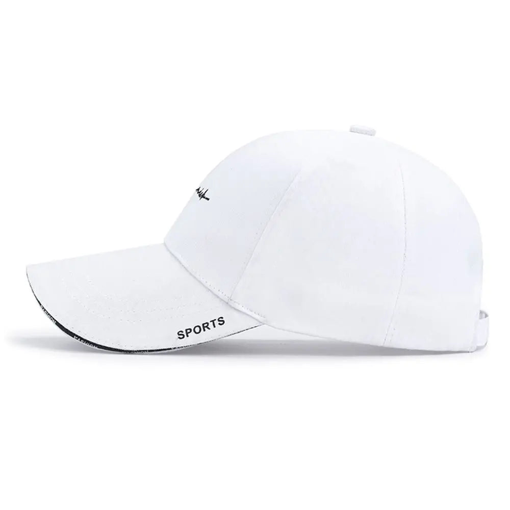 Men’s Breathable Baseball Cap – Adjustable Solid Color Sun Hat with UV Protection for Outdoor Running