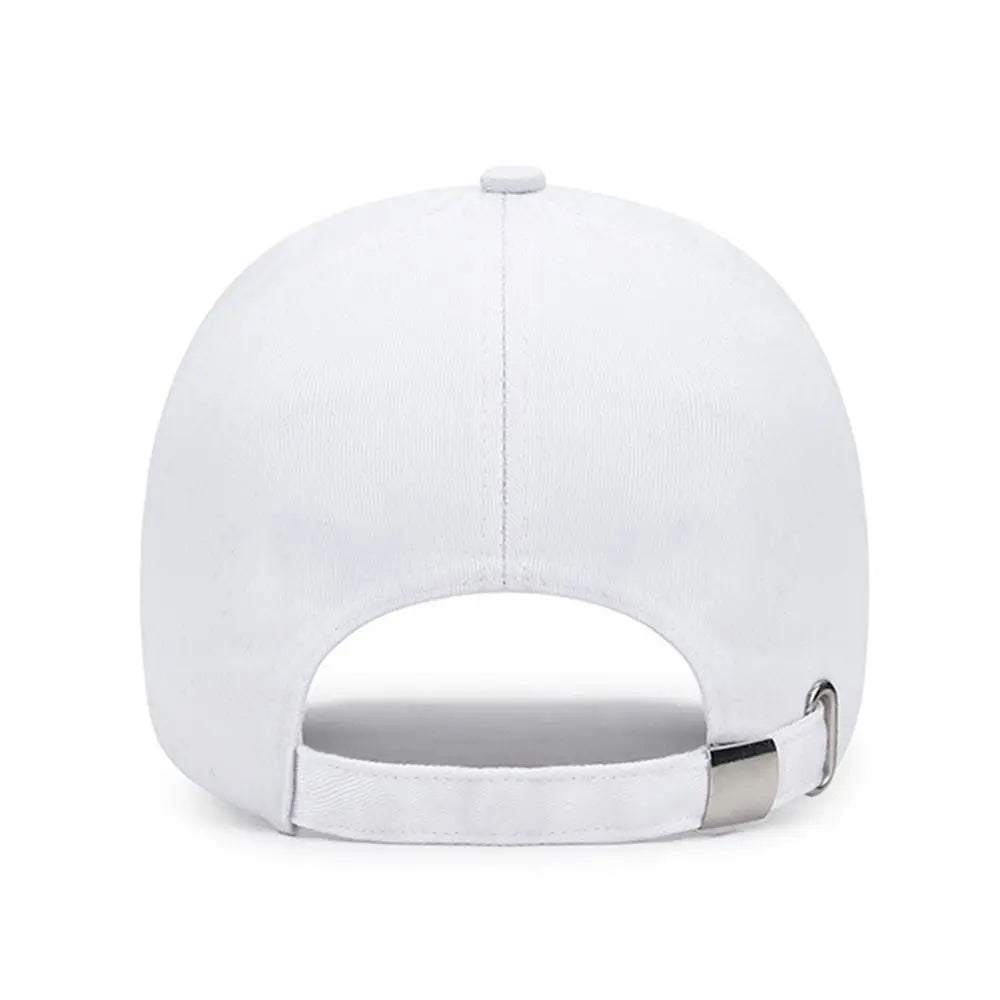 Men’s Breathable Baseball Cap – Adjustable Solid Color Sun Hat with UV Protection for Outdoor Running