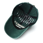Brooklyn Embroidered Snapback Cap – Vintage Washed Baseball Hat