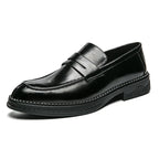 Men’s Premium Business Loafers – Elegant Leather Slip On Dress Shoes, Soft Sole, High Quality Shoes for Business, Parties and Weddings