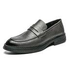 Men’s Premium Business Loafers – Elegant Leather Slip On Dress Shoes, Soft Sole, High Quality Shoes for Business, Parties and Weddings