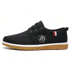 Men’s Canvas Platform Sneakers – Breathable Casual Walking Shoes, Stylish Loafers for Everyday Wear