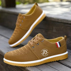 Men’s Canvas Platform Sneakers – Breathable Casual Walking Shoes, Stylish Loafers for Everyday Wear