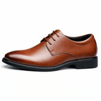 Men’s Classic Breathable Leather Business Shoes – Elegant Formal & Casual Dress Shoes, Soft Leather, Comfortable Sole, Spring Style