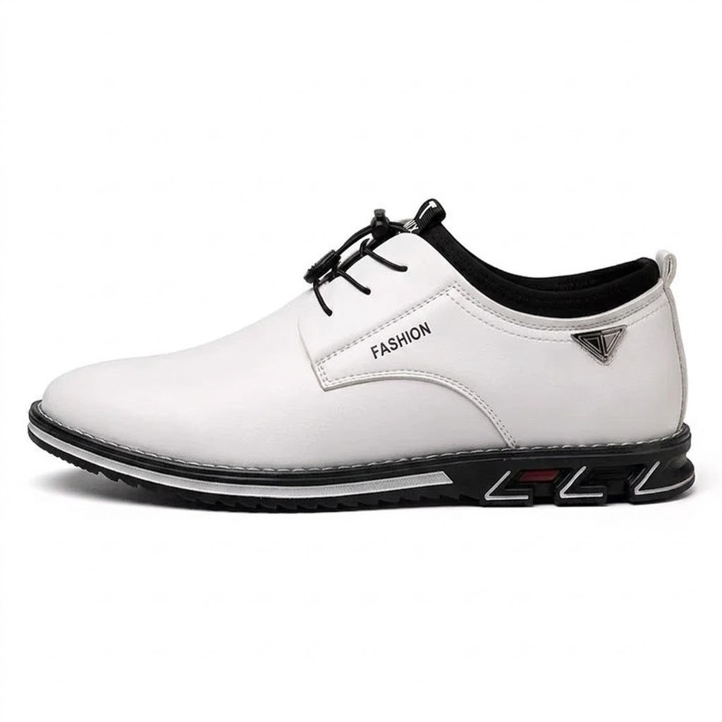 Classic British Style Men’s Casual Shoes – High Quality PU Leather, Comfortable & Fashionable Large Size Footwear