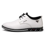 Classic British Style Men’s Casual Shoes – High Quality PU Leather, Comfortable & Fashionable Large Size Footwear