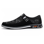 Classic Business Men’s Leather Shoes – Comfortable Slip-On Loafers, Flat Work & Casual Moccasin Sneakers, Big Size