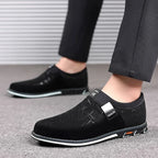 Classic Business Men’s Leather Shoes – Comfortable Slip-On Loafers, Flat Work & Casual Moccasin Sneakers, Big Size