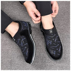 Classic Business Men’s Leather Shoes – Comfortable Slip-On Loafers, Flat Work & Casual Moccasin Sneakers, Big Size