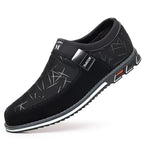 Classic Business Men’s Leather Shoes – Comfortable Slip-On Loafers, Flat Work & Casual Moccasin Sneakers, Big Size