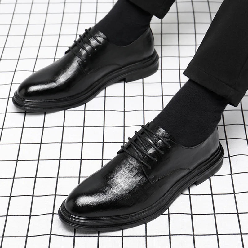 Men’s Classic Business and Casual Shoes – Elegant, Comfortable, Modern Style Shoes for Work and Everyday Wear