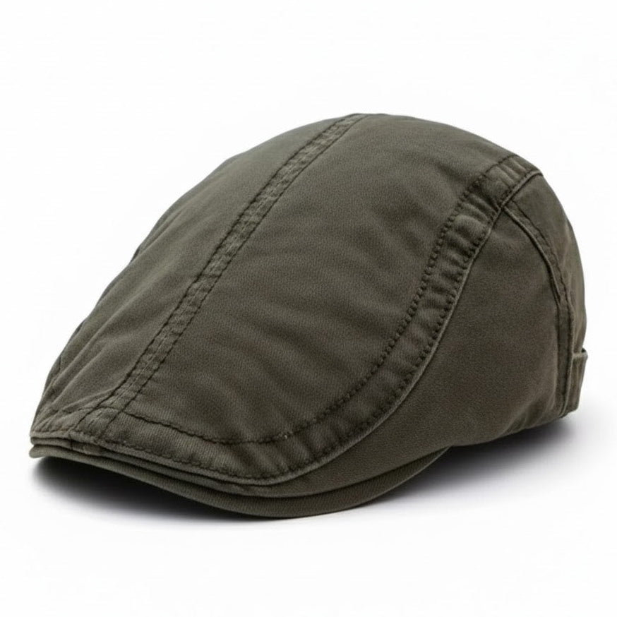Classic Solid Color Men’s Beret – Cotton Retro Vintage Casual Summer Hat