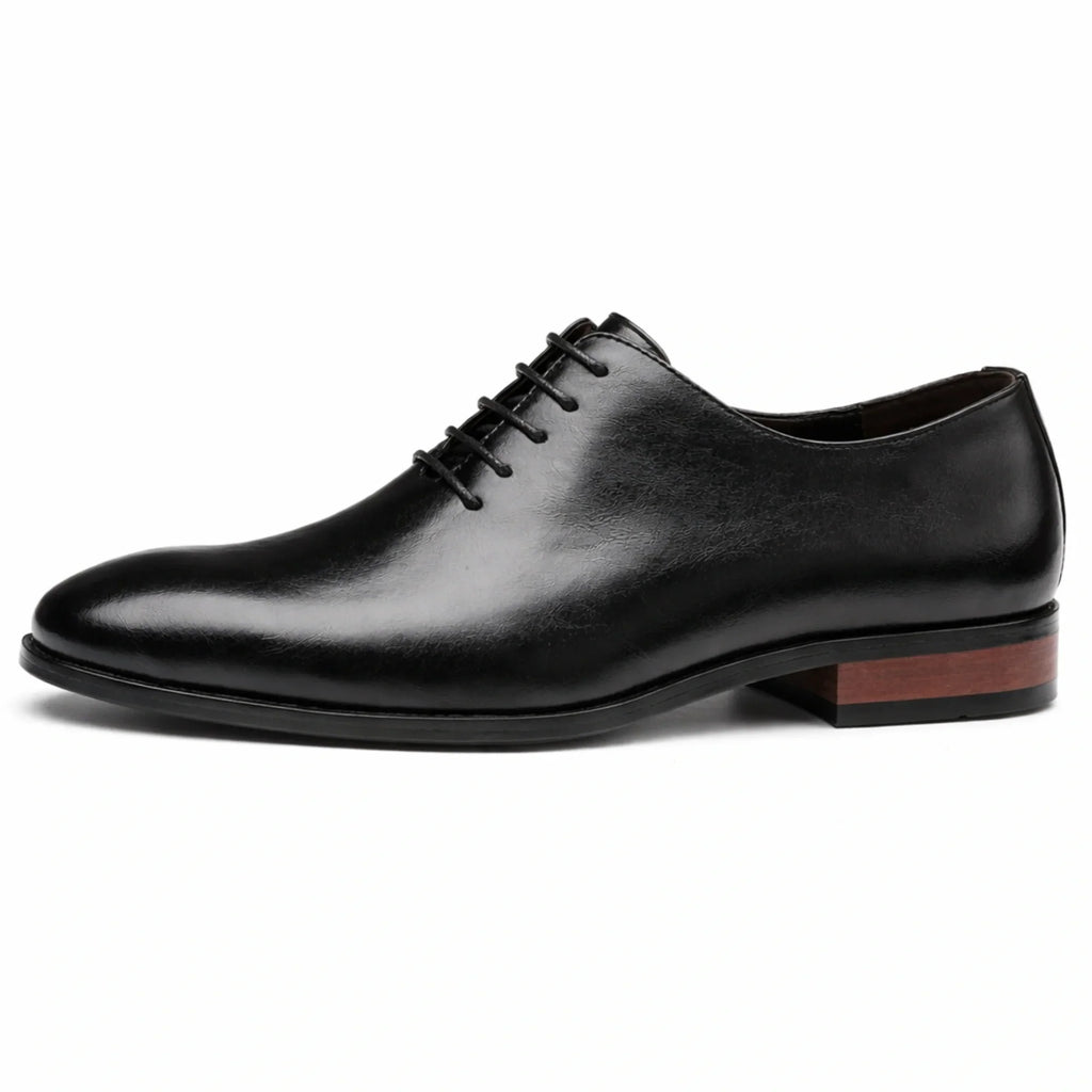 Men’s Classic Elegant Dress Shoes, Lightweight Lace-Up Pointed Toe Shoes for Parties, Weddings, and Everyday Wear