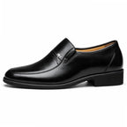 Men’s Classic Full Grain Cowhide Shoes, Comfortable Breathable Dress Shoes with Soft Anti-Slip Sole for Business and Everyday Wear