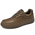 Classic Men’s Genuine Leather Casual Shoes – Thick Sole Oxford, Business and Outdoor Wear