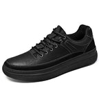 Classic Men’s Genuine Leather Casual Shoes – Thick Sole Oxford, Business and Outdoor Wear