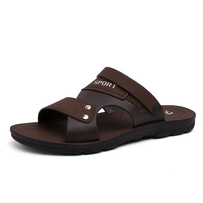 Classic Men’s Summer Sandal – Anti-Slip Casual Beach Shoe with Soft Sole and Lightweight Comfort
