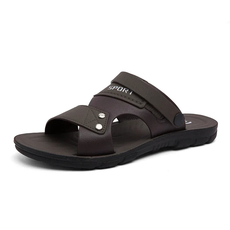 Classic Men’s Summer Sandal – Anti-Slip Casual Beach Shoe with Soft Sole and Lightweight Comfort