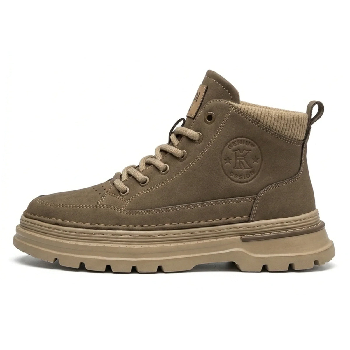 Men’s Classic High-Top Boots – Casual and Work Boots, Non-Slip, Comfortable, Retro Style Winter Boots